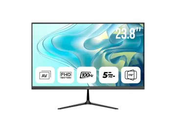 Màn hình máy tính Aiwa 24inch VA FullHD 100Hz - AW-MF2427-V chân V hiện đại, gọn gàng.