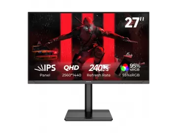 Màn hình Aiwa Gaming cao cấp 27inch IPS QHD 2K 240Hz - AW-MF2734-K4