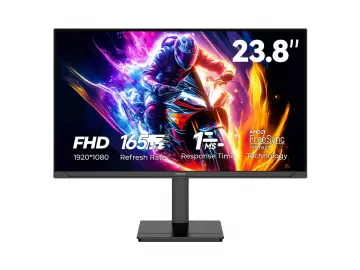 Màn hình Aiwa Gaming cao cấp 24inch IPS FullHD 165Hz Có hiệu ứng đèn nền - AW-MF2434-K1 Lamp effect