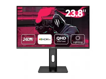 Màn hình Aiwa Gaming cao cấp 24inch IPS QHD 2K 240Hz Có hiệu ứng đèn nền - AW-MF2434-K3 Lamp effect
