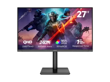 Màn hình Aiwa Gaming cao cấp 27inch IPS QHD 2K 240Hz Có hiệu ứng đèn nền - AW-MF2734-K4 Lamp effect
