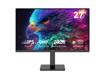 Màn hình Aiwa Gaming cao cấp 27inch IPS QHD 2K 240Hz Có hiệu ứng đèn nền - AW-MF2734-K1 Lamp effect