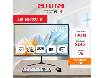 Màn hình máy tính Aiwa 22inch VA FullHD 100Hz - AW-MF2227-V - Tối Ưu Cho Làm Việc Và Giải Trí