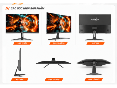 Màn hình AWAVN 24GF144IG 23.8 inch FHD IPS 144Hz Giá Rẻ, Gaming Mượt Mà